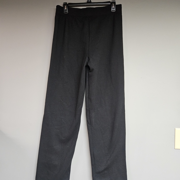 Fruit of the Loom Ladies' Black Small Medium Straight Leg Fleece Lined Sweatpant - Picture 2 of 6